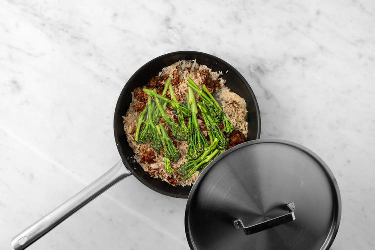 Reispfanne vollenden