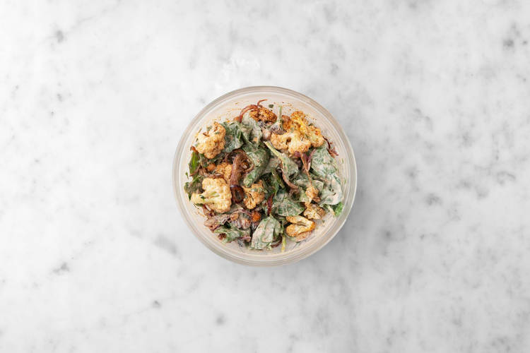 Salat fertigstellen