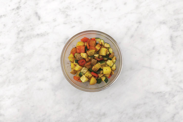 Finish the veggies