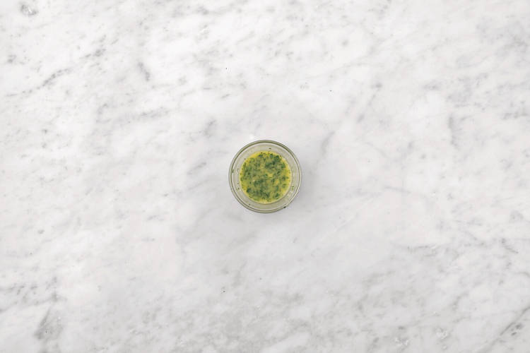 Make the parsley butter
