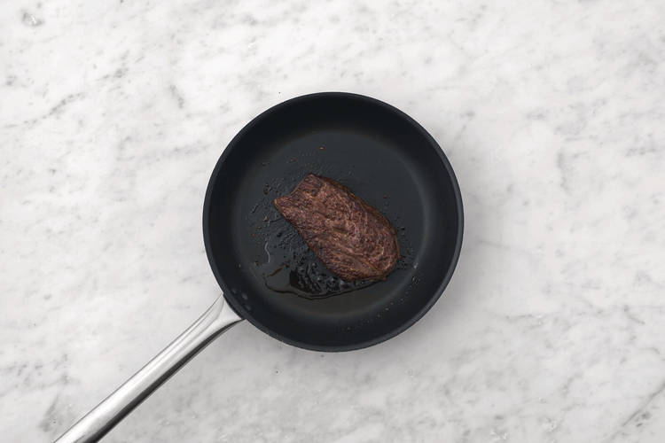 Cook the steak