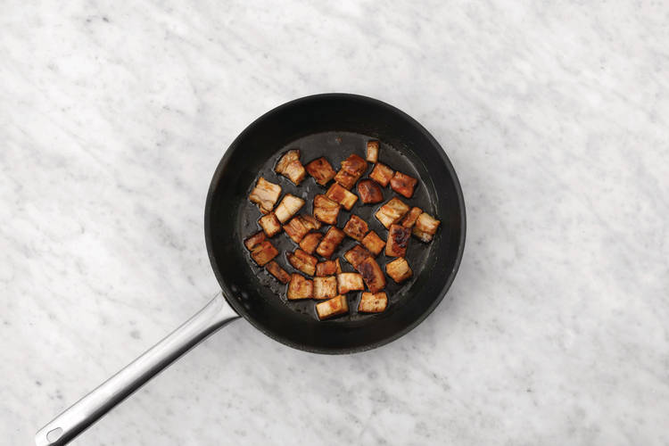 Glaze the pork