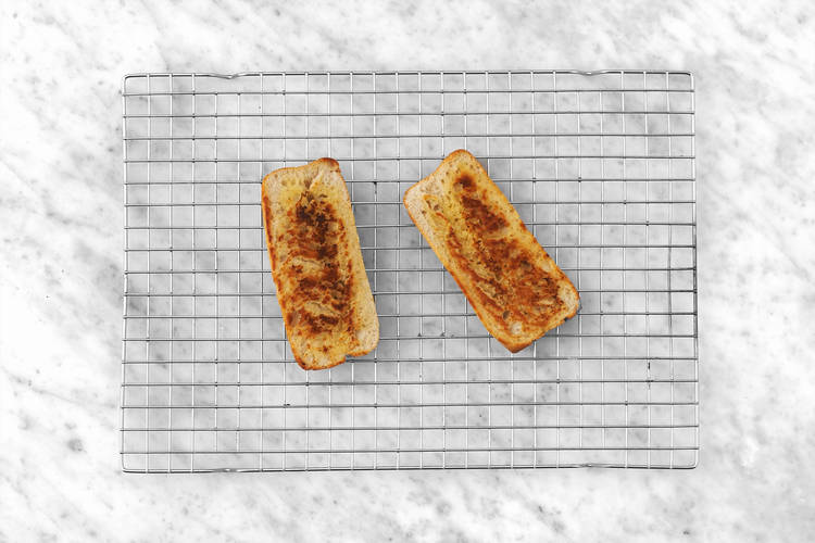Make the garlic bread