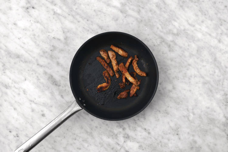 Cook the pork