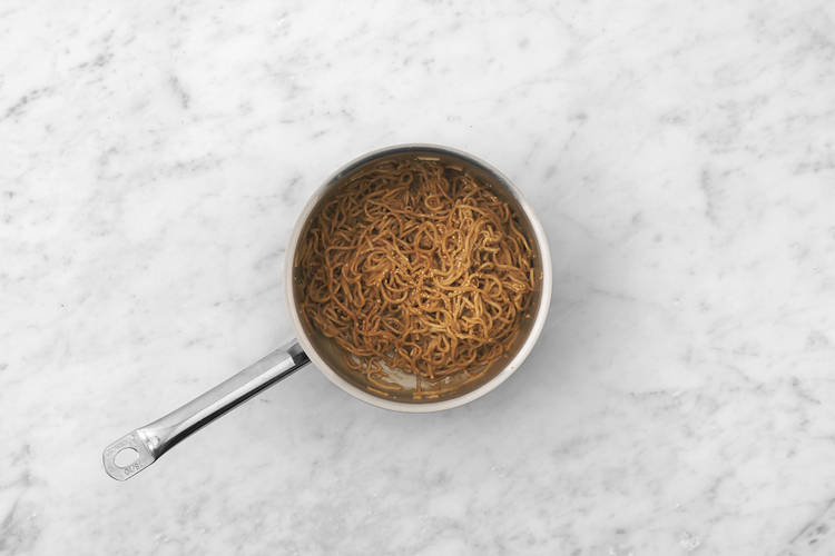 Cook the noodles