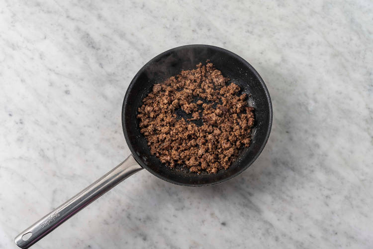 Cook plant-based protein shreds