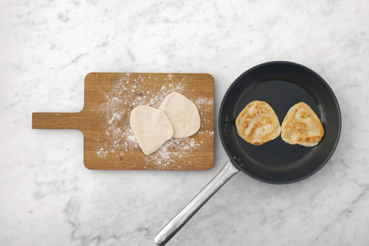 Cook the flatbreads