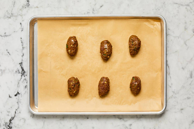 Prep and bake Beyond Meat® koftas
