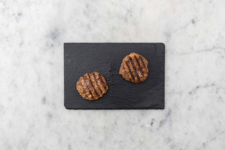 Grill meatloaf Beyond Meat® patties