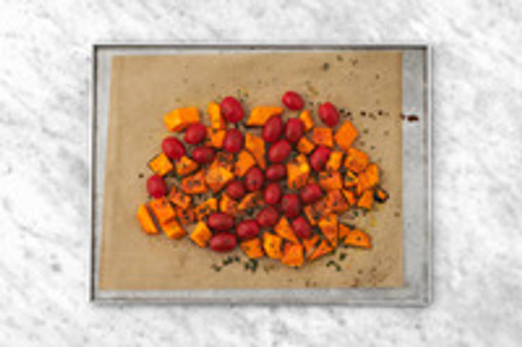 Roast the veggies