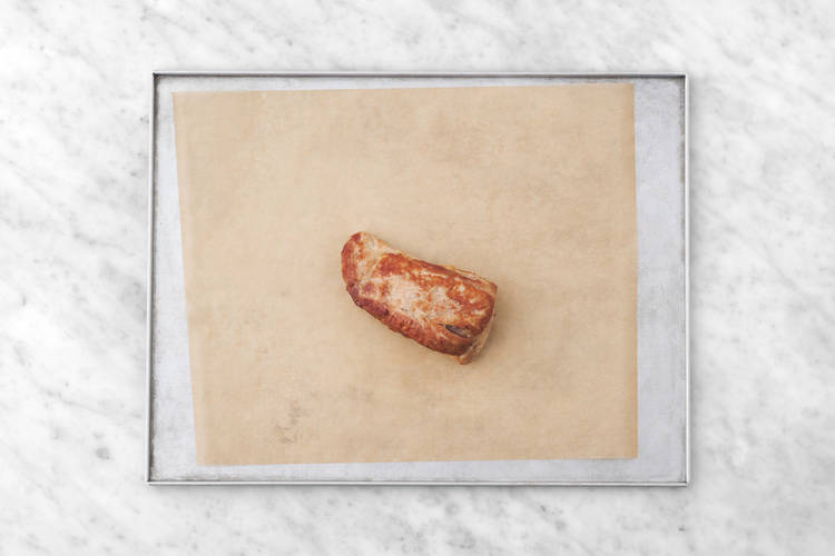 Cook the pork tenderloin