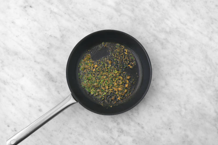 Make the caper lemon butter