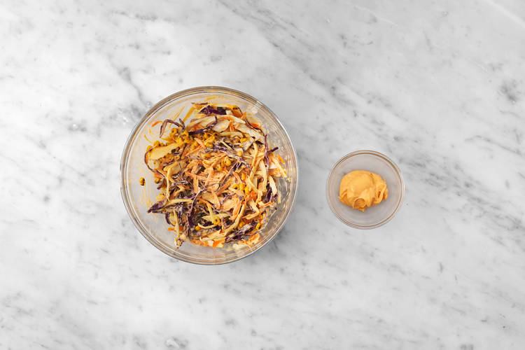 Prep the salad & mayo 