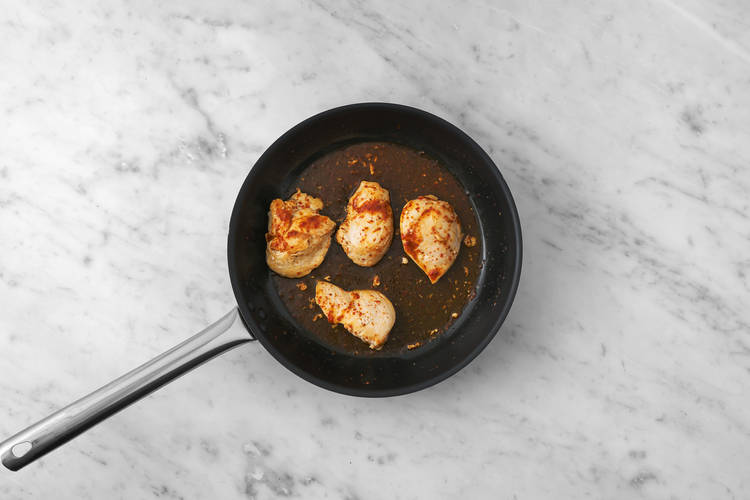 Cook the chicken