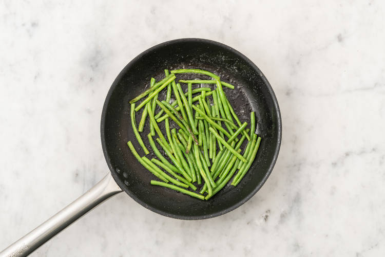 Cook the garlicky greens