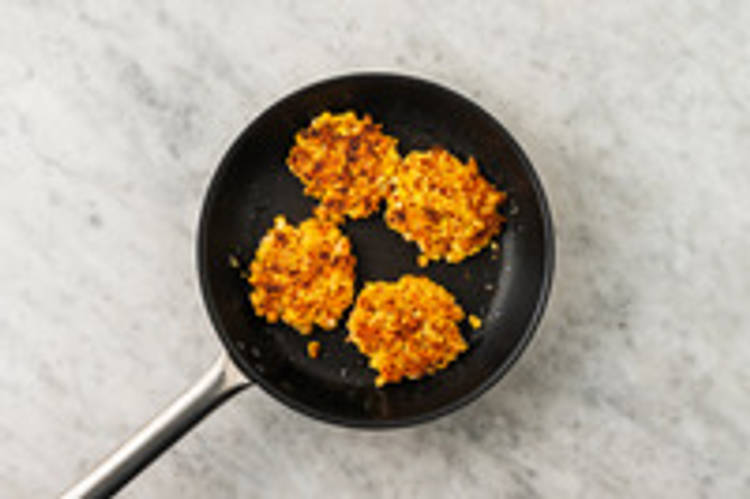 Cook the fritters