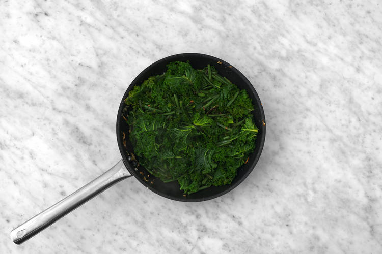 Cook the veggies