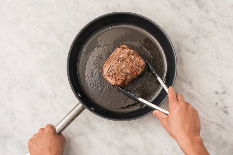 Roast the sirloin tip