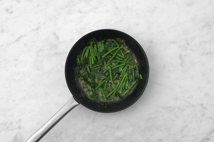 Flavour the veggies