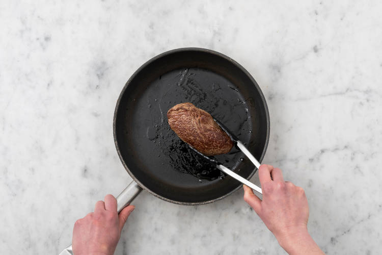 Cook the steak