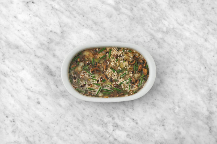 Bake the risotto