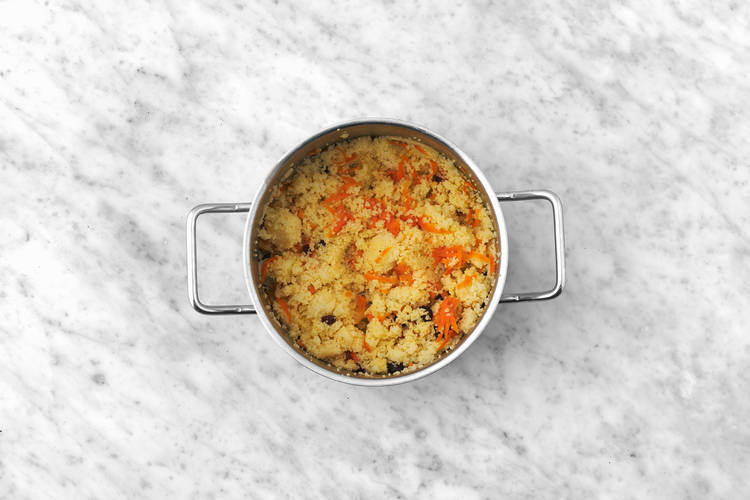 Make the jewelled couscous