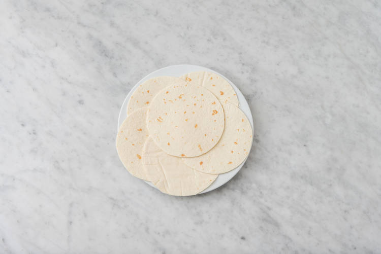 Heat the tortillas