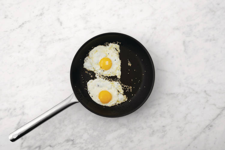Fry the eggs