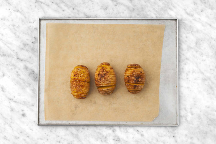 Lav hasselback kartofler