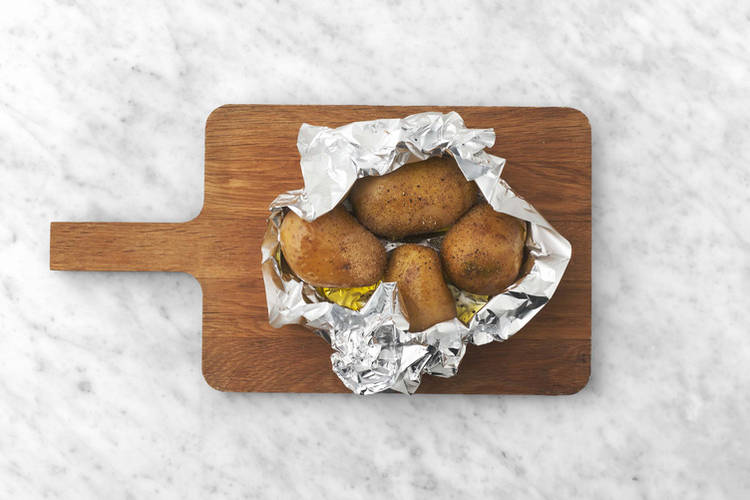 Prepare the potatoes