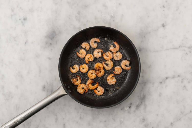 Faire sauter les crevettes