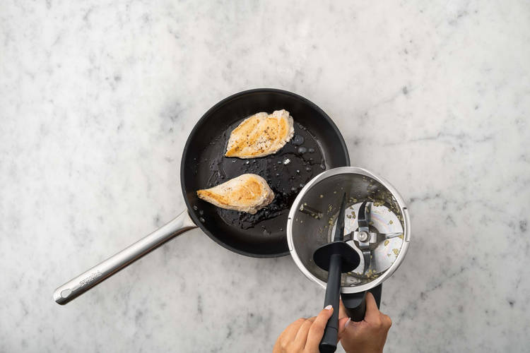 Hähnchenbrust anbraten