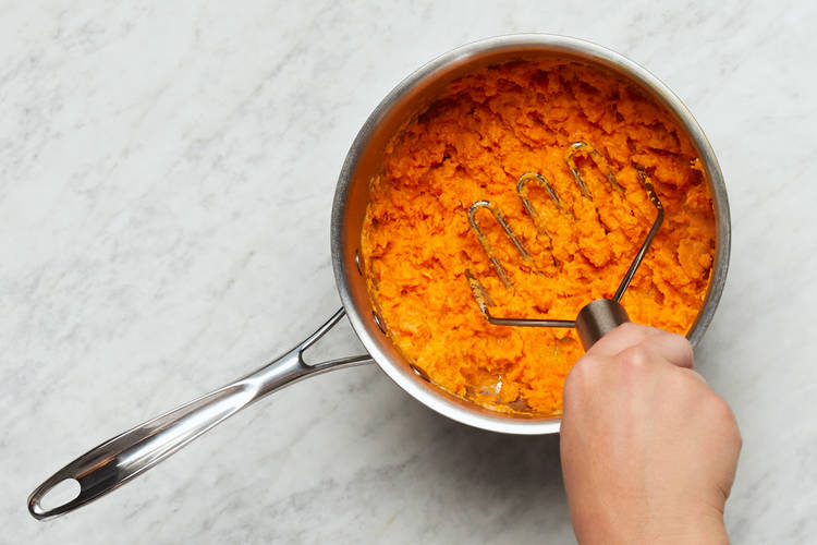 MASH SWEET POTATOES