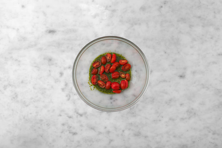 Macerate the Tomatoes