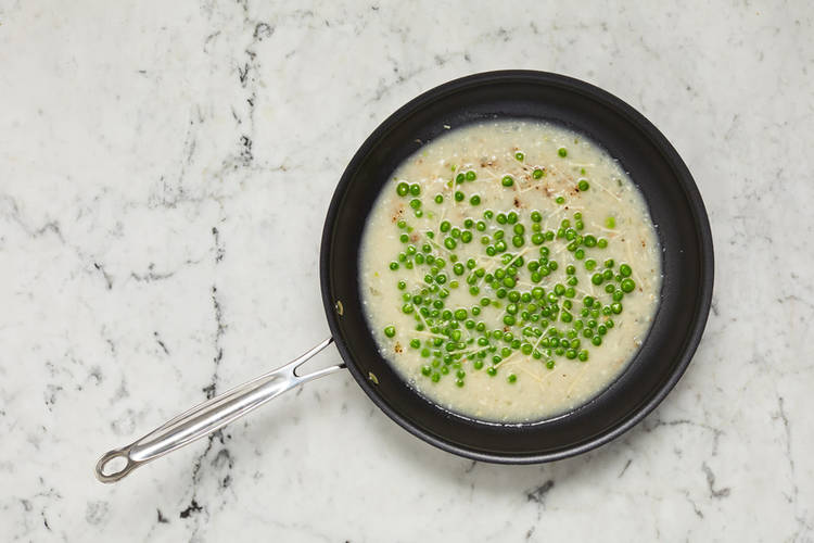 Commencer la sauce crémeuse