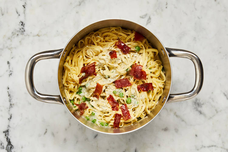 Assembler les pâtes