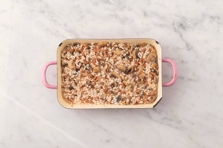 Cook the plant-based bacon bits