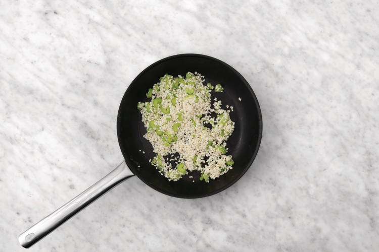 Start the risotto