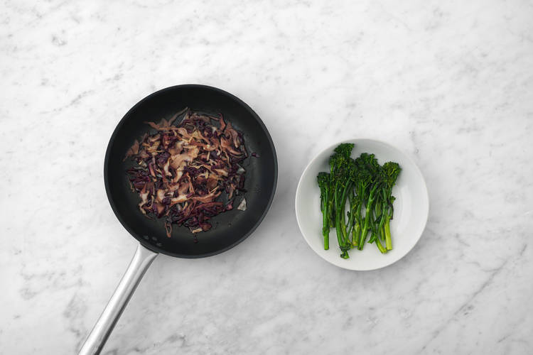 Cook the veggies