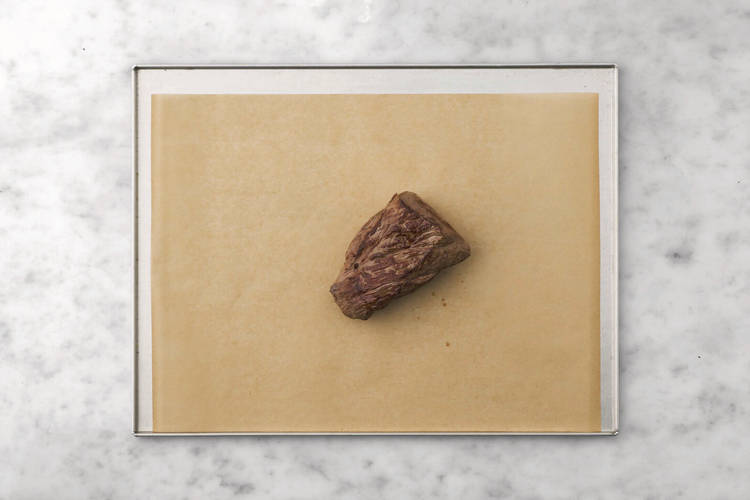 Roast the sirloin tip