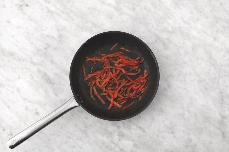 Get prepped & cook capsicum 