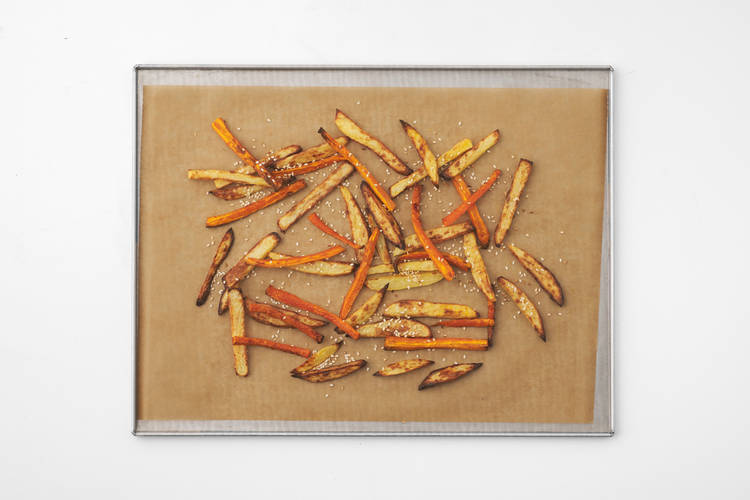 Bake the fries