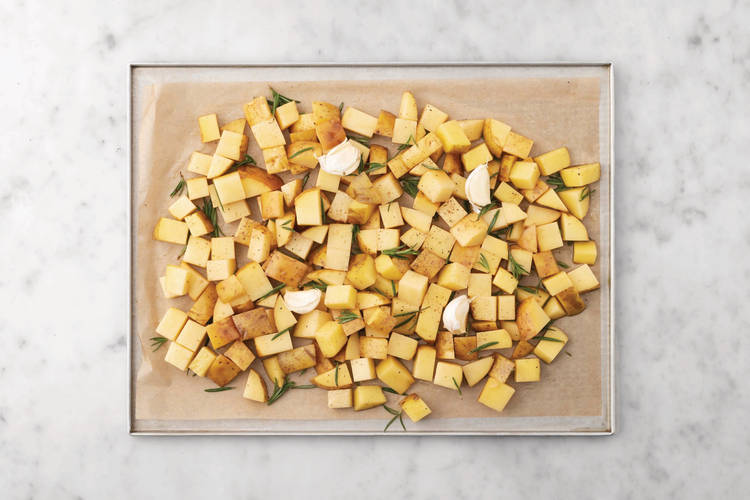 Prep the potatoes