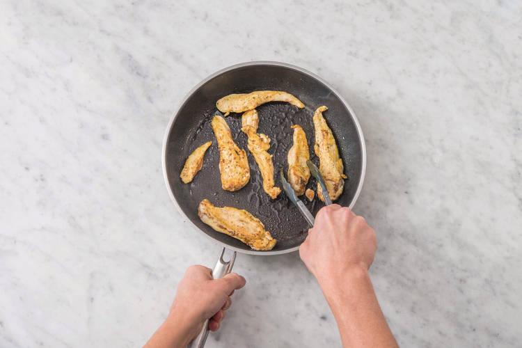 Cook the chicken 