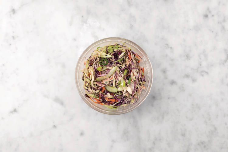Make the smokey slaw