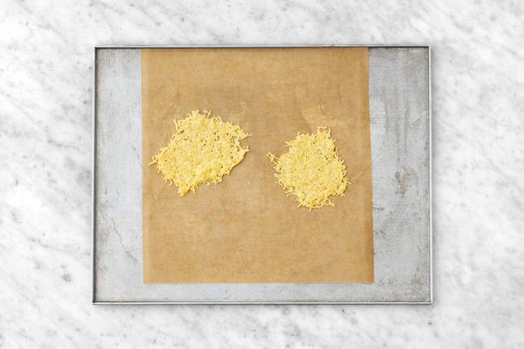 Make the cheddar crisps