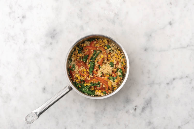 Cook the couscous 
