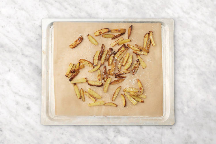 Bake the fries