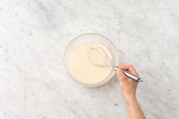 Make the pancake batter