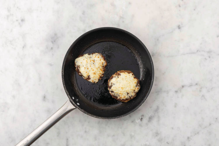 Cook the burger patties